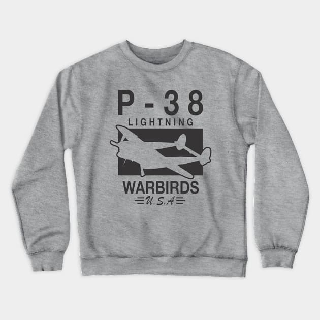 P-38 Lightning Crewneck Sweatshirt by TCP